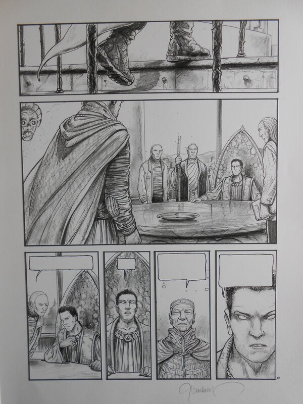 En vente - Jaguar T4 par Jan Bosschaert, Jean Dufaux - Planche originale