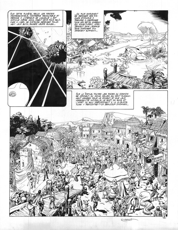 Julio Ribera, Christian Godard, Le vagabond des limbes - Pour trois graines d'éternité - T8 / Pl 19 - Comic Strip