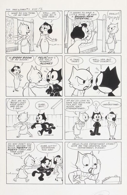Felix the cat by Otto Messmer - Comic Strip