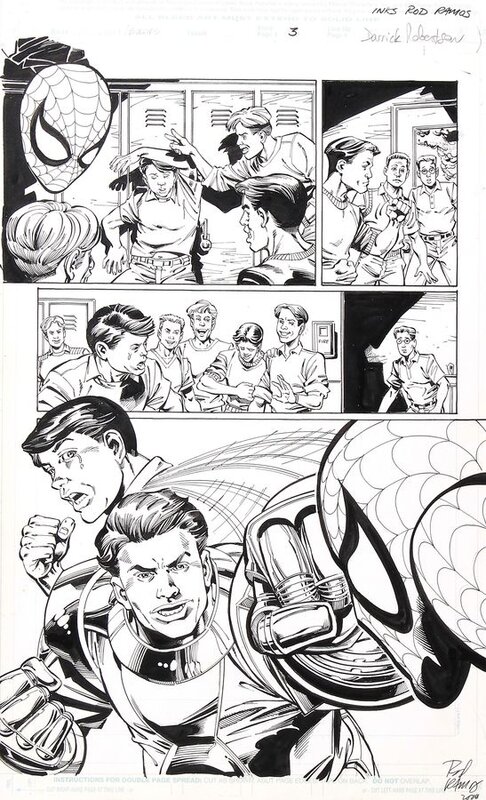 Spiderman par Harris - Planche originale