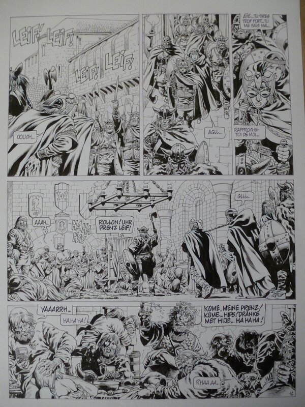 Jean-Yves Mitton, Chroniques Barbares tome 2 planche 16 - Comic Strip