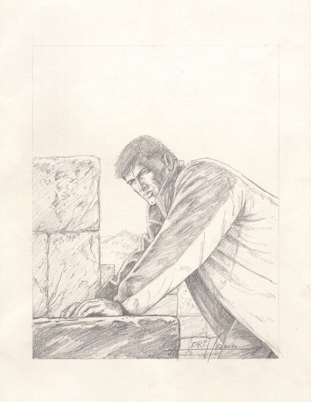 Bob Morane by Coria - Original Illustration