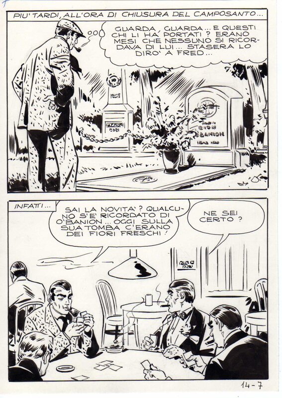 Athos Cozzi, Al Capone n°14 planche 7 (Editions Brandt) - Planche originale