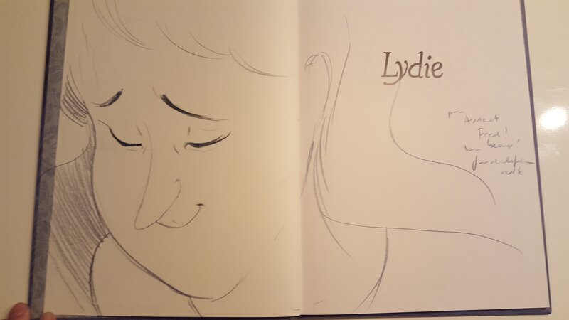 Dédicace de Lafebre dans Lydie - Dédicace