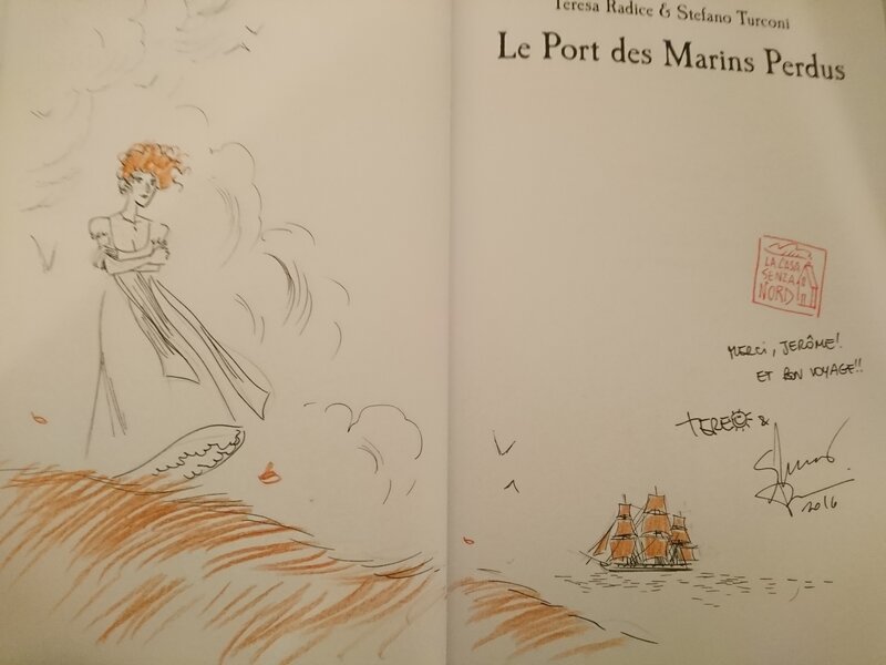 Stefano Turconi, Le port des marins perdus - Dédicace