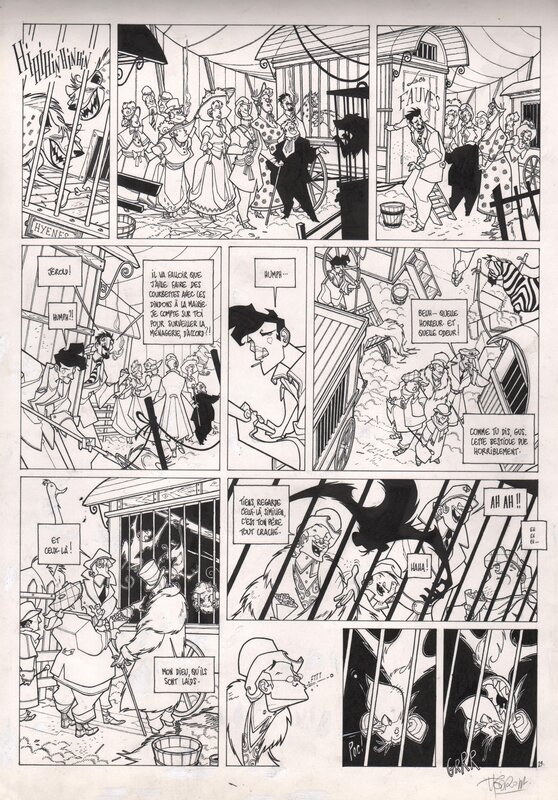 Cyril Pedrosa, Ring circus Tome2 planche 29 - Comic Strip