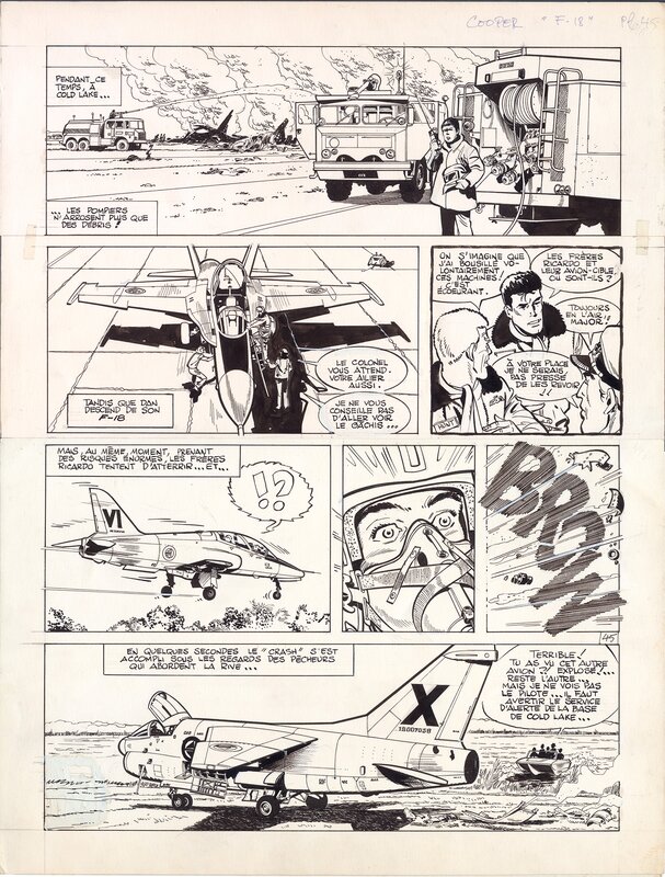 Albert Weinberg, Dan Cooper - planche 45 de l'épisode 