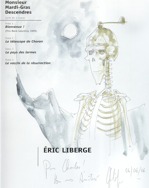 Eric Liberge, Monsieur Mardi Gras Descendres T.4 - dédicace - Dédicace