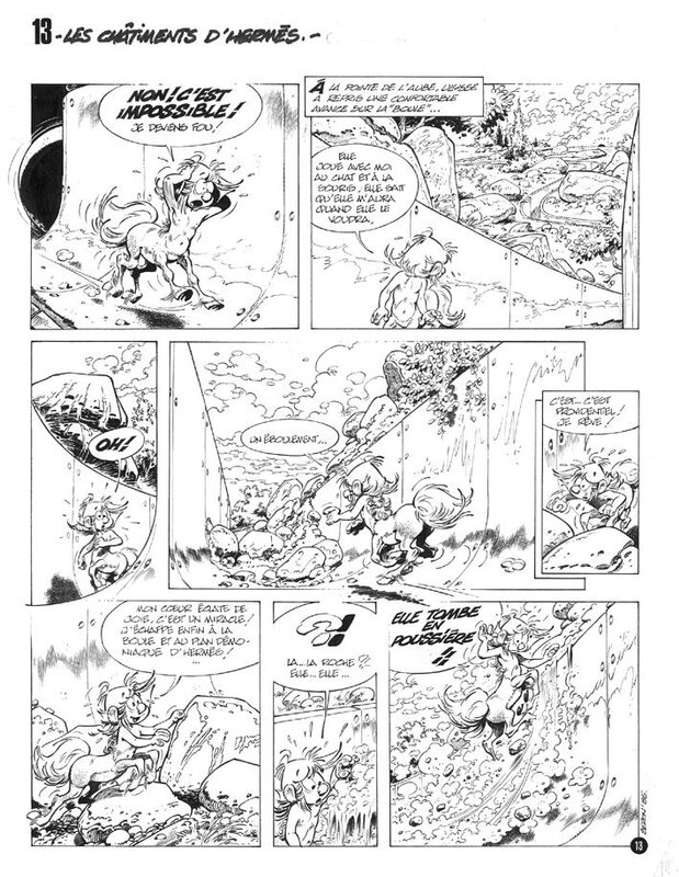 Les CENTAURES by Pierre Seron - Comic Strip