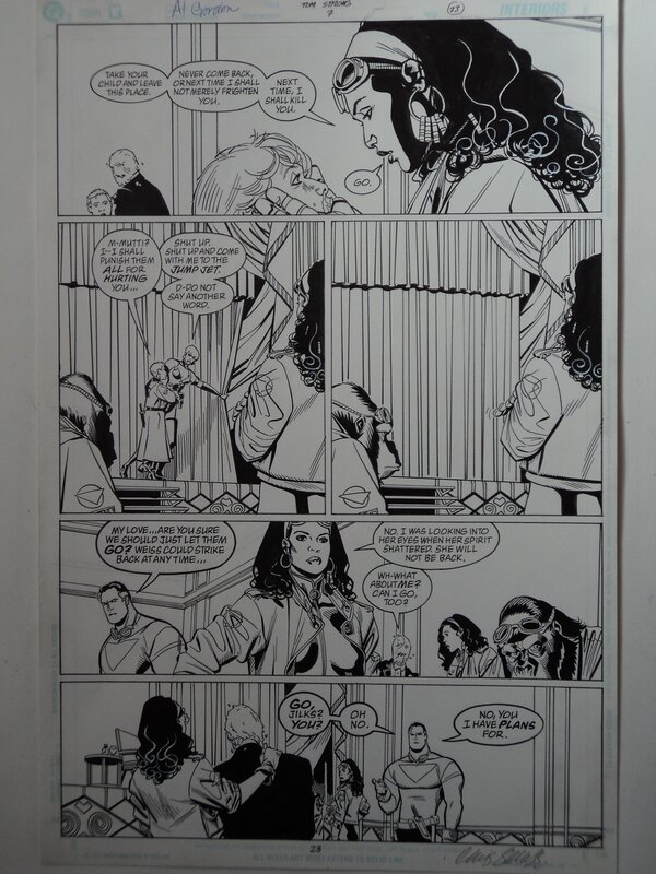 Chris Sprouse, Karl Story, Alan Moore, Tom Strong #7 p. 23 Original Art - America's Best Comics - Illustration originale