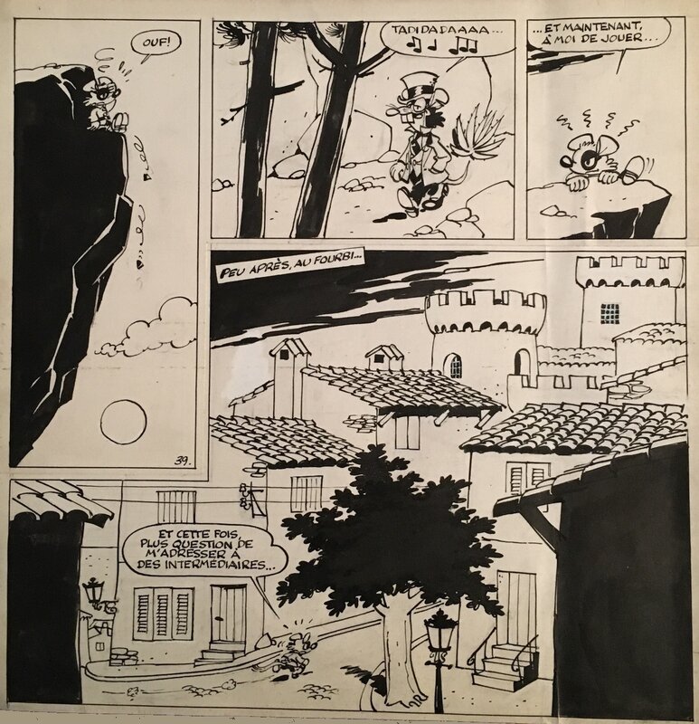 Raymond Macherot, Chlorophylle - Les Croquillards - Comic Strip