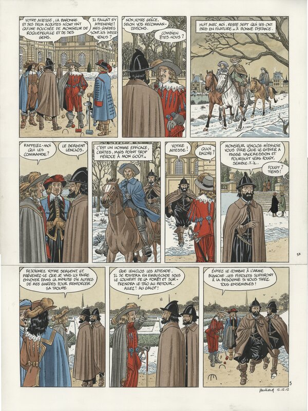 André Juillard, Les 7 Vies de L'Épervier - Comic Strip