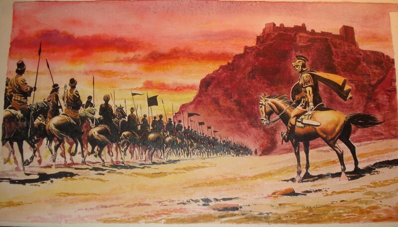Don Lawrence, Herod the Great from the Bible Story Magazine 1964 - Original Illustration