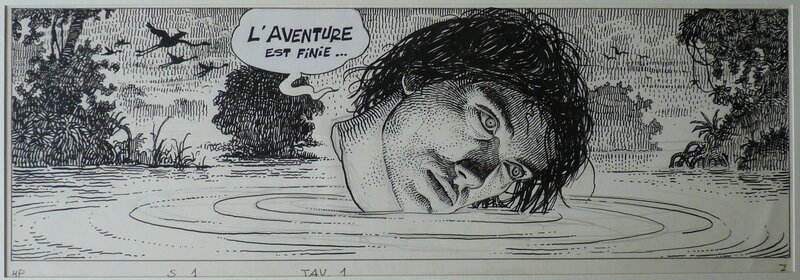 Milo Manara, Hp et Giuseppe Bergman - Planche originale