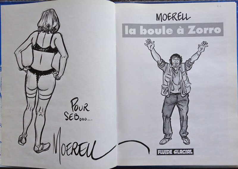 Patrick Moerell, Dédicace dans La Boule à Zorro - Sketch
