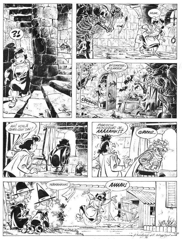 Pierre Tranchand, François Corteggiani, L'école Abracadabra planche 158 - Comic Strip