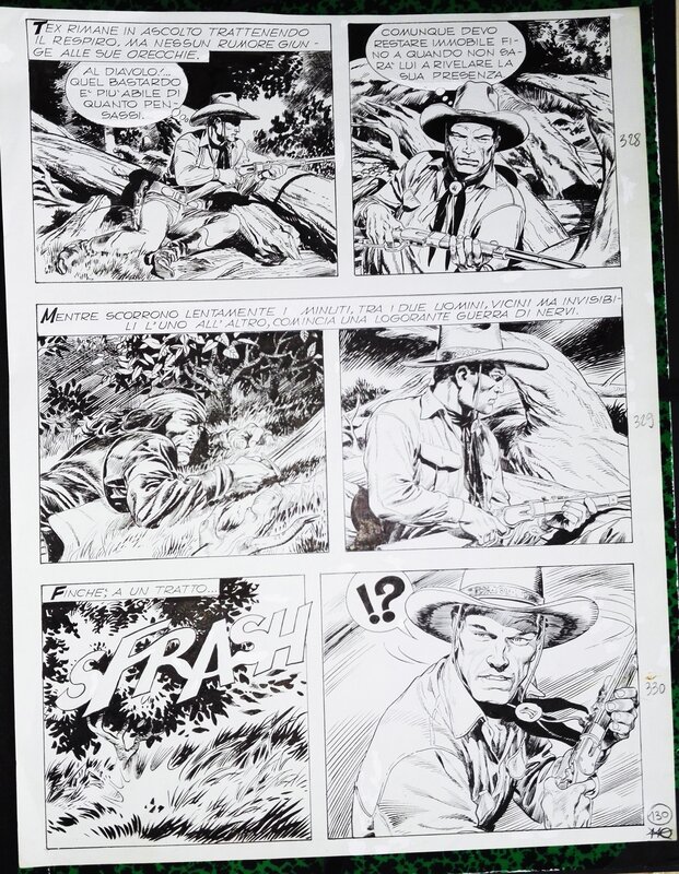 Aldo Capitanio, Claudio Nizzi, Tex willer special - le soldat comanche -1995 - Planche originale