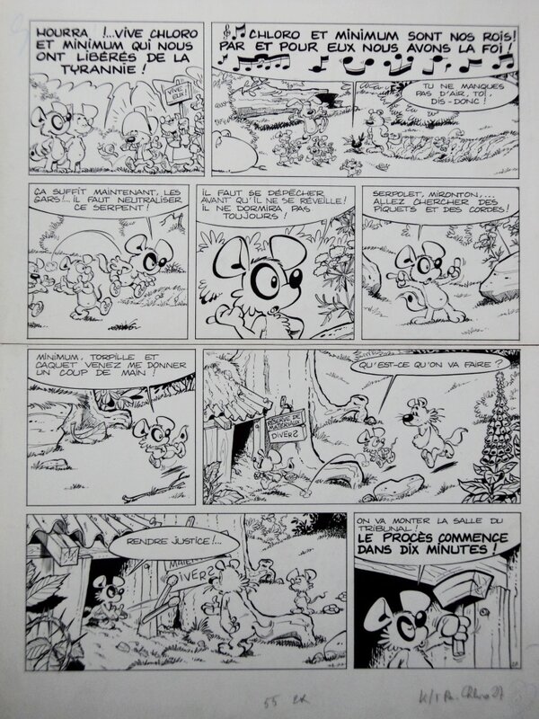 Dupa, Chlorophyle et Minimum - Comic Strip