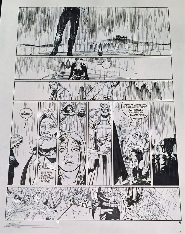 En vente - Alex Alice, Xavier Dorison, Le Troisième Testament T3 – P49 - Planche originale