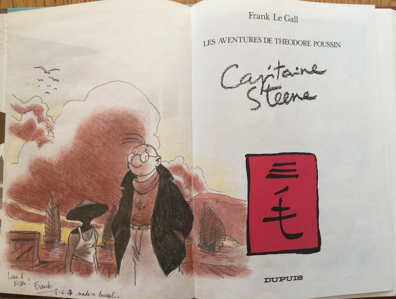 Dédicace 4. by Frank Le Gall - Sketch