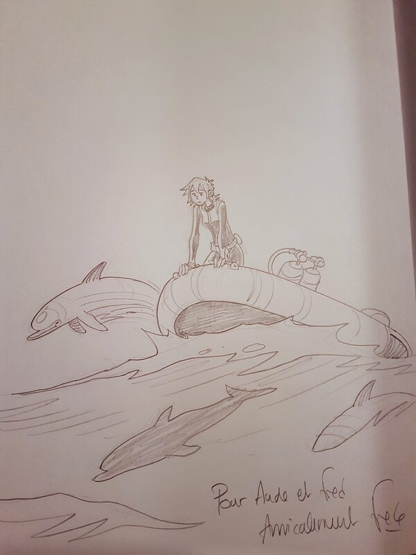 Dédicace de Simon dans Mermaid Project tome 2 - Sketch