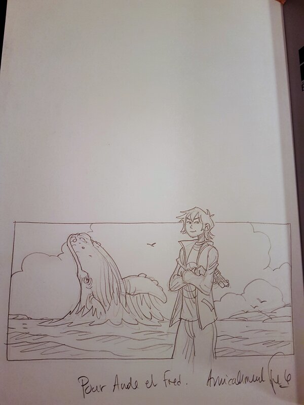Dédicace de Simon dans Mermaid Project tome 5 - Sketch