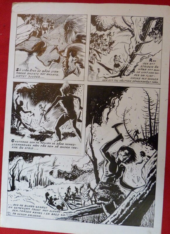 Jean-Claude Forest, Le  couloir des tenebres p12 - Planche originale