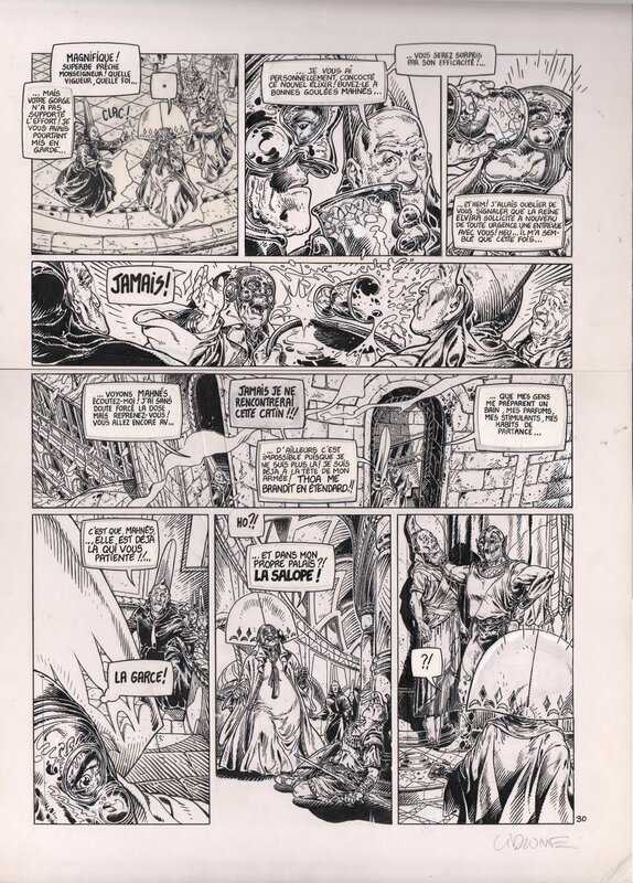 Lidwine, Le derniez loup d'oz page 30 - Planche originale