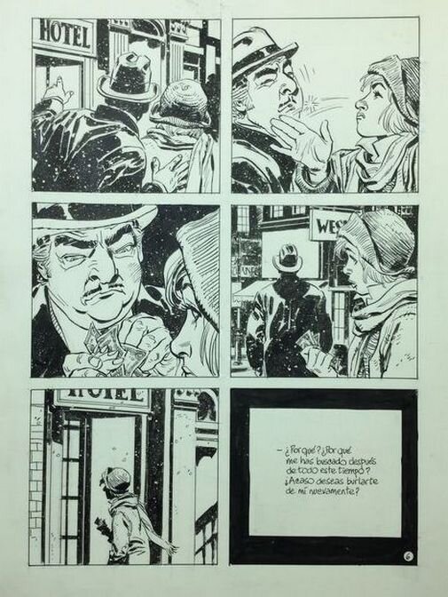 Domingo Mandrafina, Carlos Trillo, Spaghetti Bros.Cap43p6 - Planche originale