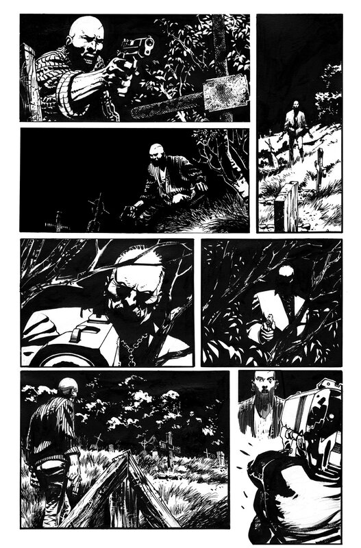 R.M. Guéra, R.m.guera, Scalped #58 page 13 - Planche originale