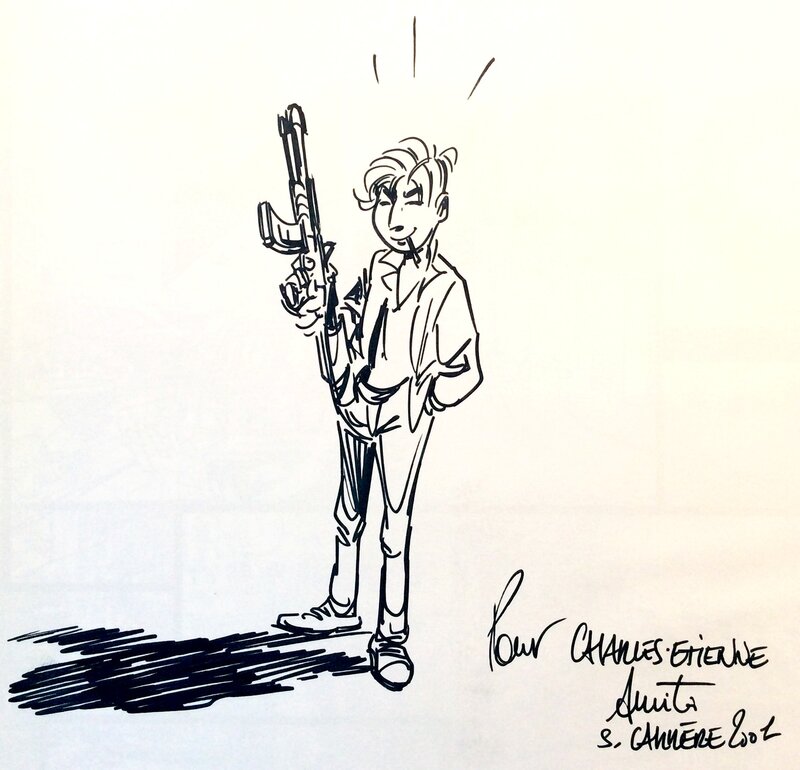 Léo Loden by Serge Carrère - Sketch