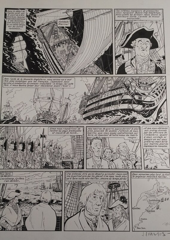 Jean-François Charles, Les PIONNIERS DU NOUVEAU MONDE - PLANCHE 5 du Tome 5 - Comic Strip