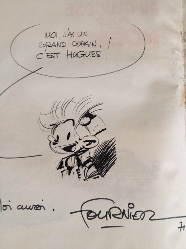 Spirou par Jean-Claude Fournier - Dédicace