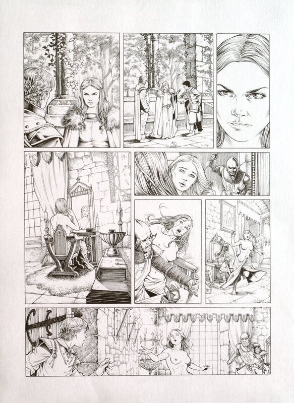 Jaime Caldéron, Thierry Gloris, Marie Gloris, Isabelle la Louve de France – Tome#2 – Les reines de sang - Comic Strip