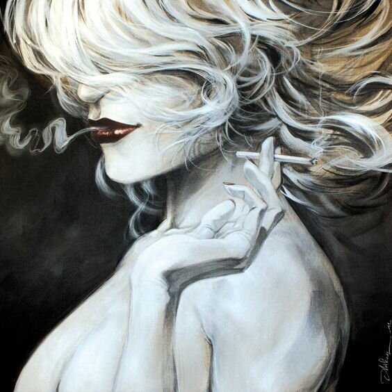 Cigarette 1 by Anthony Jean - Original art