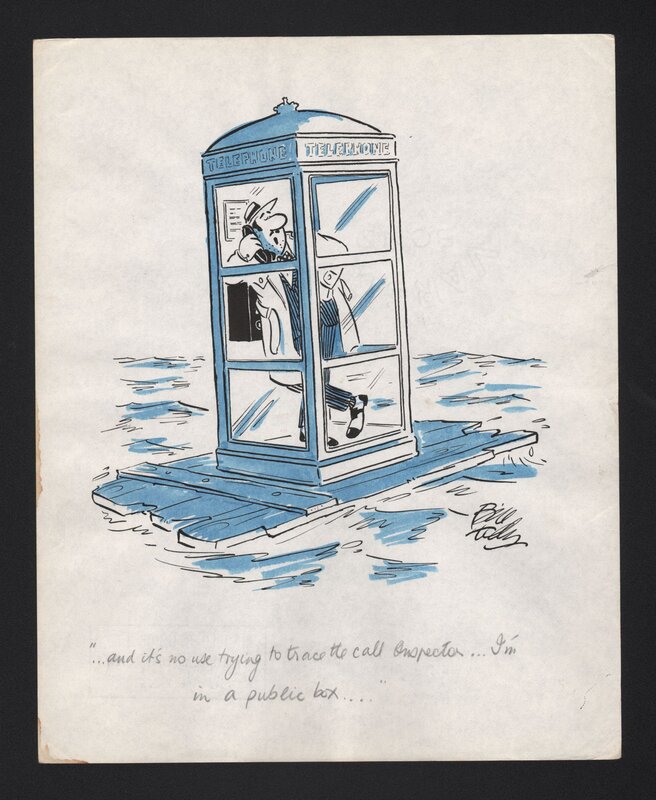 Public box by Bill Tidy - Original Illustration