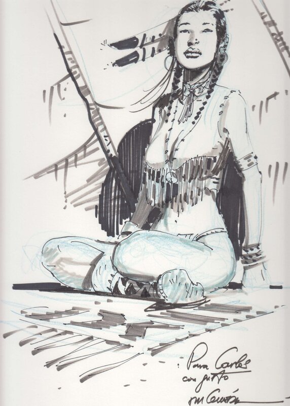 Indienne. by R.M. Guéra - Sketch