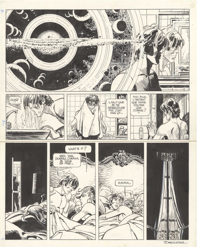 Jean-Claude Mézières, Valerian-Tome 10-Brooklyn Station Terminus Cosmos - PL 11 - Planche originale