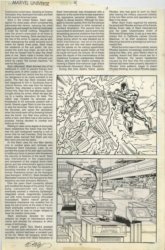 Bob Layton, Joe Rubinstein, Ohotmu Update '89 #4 : Iron Man (2/4) - Original Illustration
