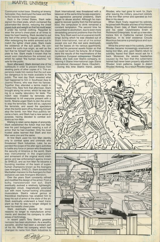 Bob Layton, Joe Rubinstein, Ohotmu Update '89 #4 : Iron Man (2/4) - Illustration originale