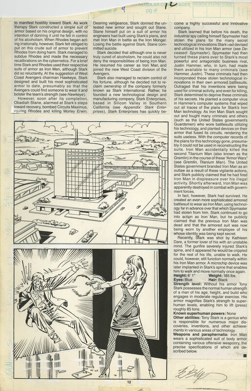 Bob Layton, Joe Rubinstein, Ohotmu Update '89 #4 : Iron Man (3/4) - Illustration originale