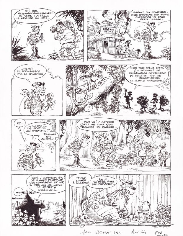 Pica, Pierre Tranchand, Gilbert Bouchard, CROCO et FASTEFOUDE - Planche 136 - Comic Strip