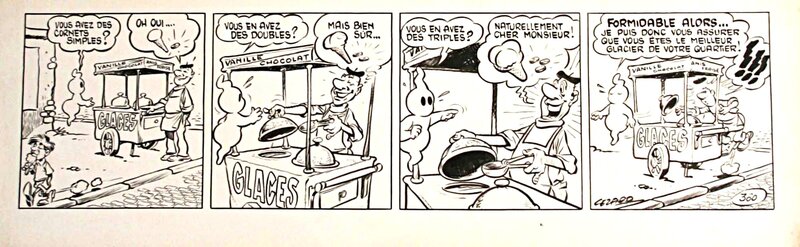 Arthur le Fantome par Cézard - Planche originale