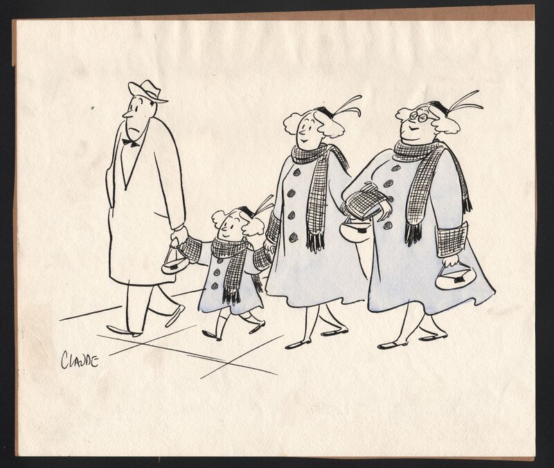 Family by Claude Smith - Original Illustration