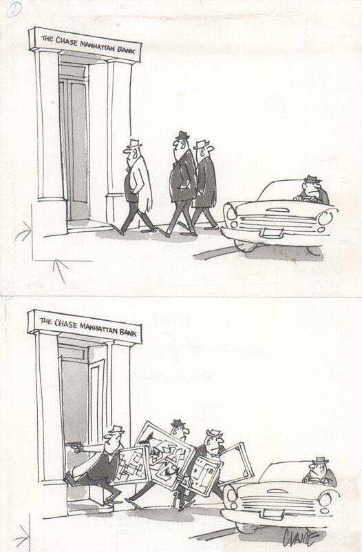 Claude Smith, The Chase Manhattan Bank - Comic Strip