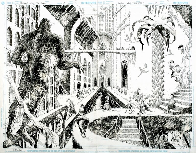 Enrique Breccia, Swamp Thing vol. 4 #2, p. 9-10 - Comic Strip