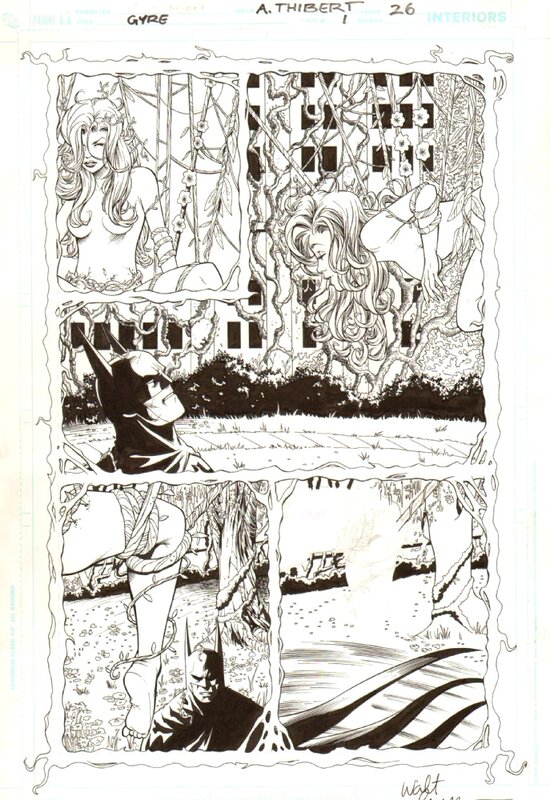 Walt Flanagan, Art Thibert, Batman. The Widening Gyre #1, p. 26 - Planche originale