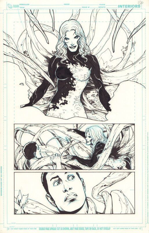 Javier Pina, Birds of Prey: Your Kiss Might Kill #1 - Planche originale