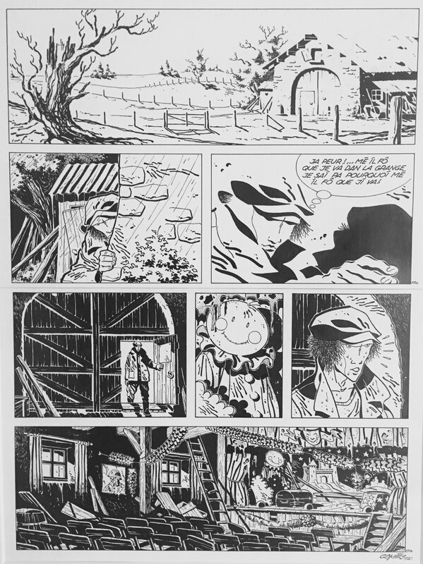 Silence pl. 17 par Didier Comès - Planche originale