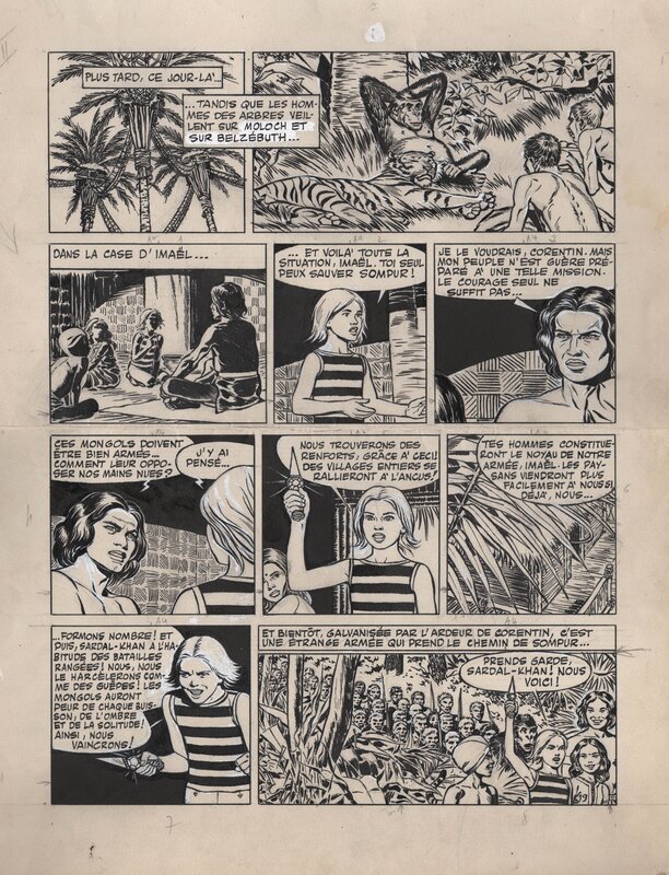 Paul Cuvelier, Corentin le poignard magique planche    2/19 - Comic Strip